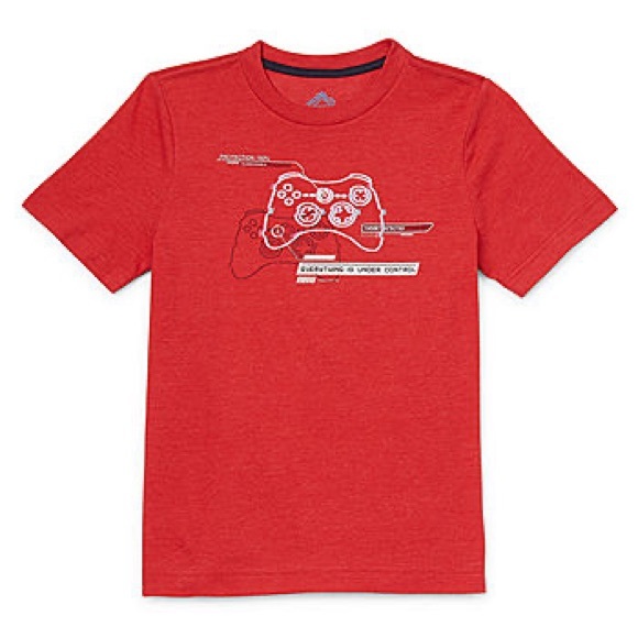 Thereabouts Other - NEW CrewNeck Graphic T-Shirt Red Gamer Medium